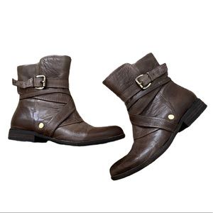 Miz Mooz Bailey Brown Ankle Boots